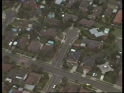 Aerial view of Ramsay Street