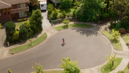 Aerial view of Ramsay Street