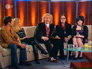 Elijah, Kylie, Thomas, Ozzy and Kelly Osborne