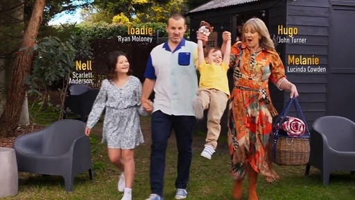 Nell, Toadie, Hugo and Melanie